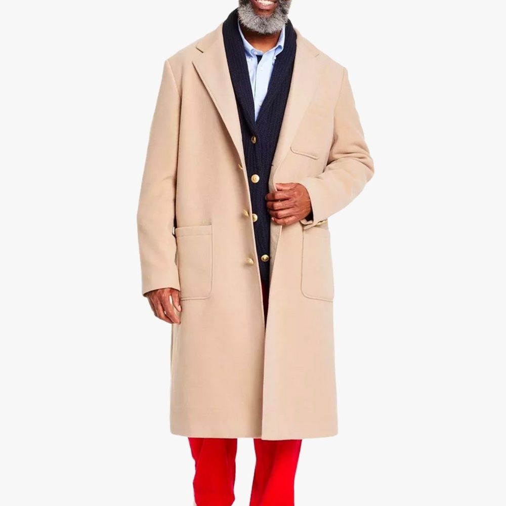 NWT Rowing Blazers x Target Men's Tan Overcoat